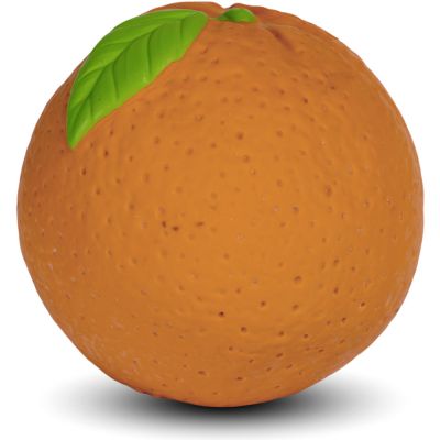Balle sensorielle Orange en caoutchouc naturel