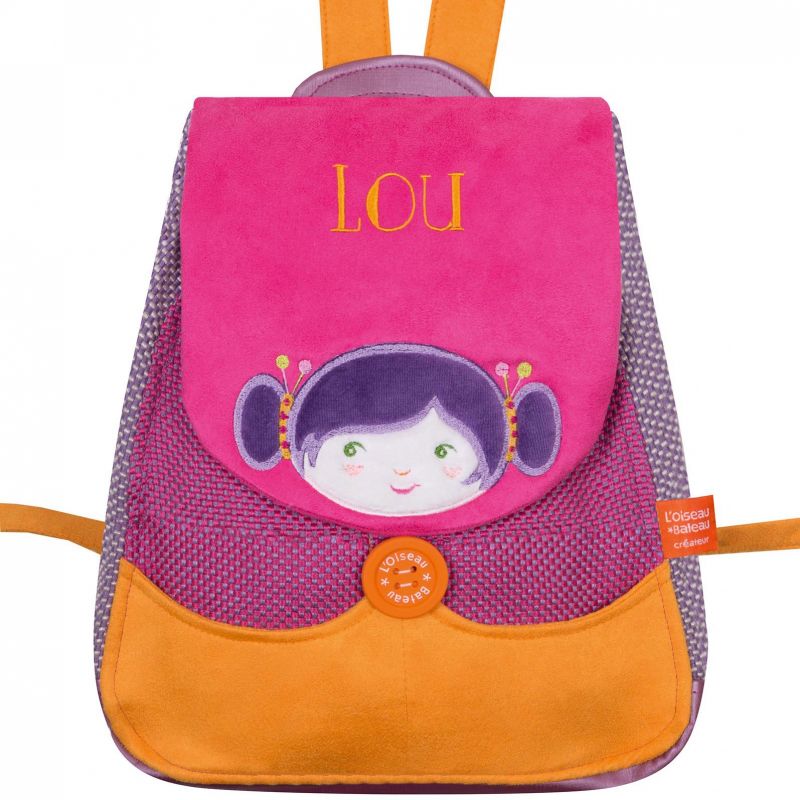 Sac à dos Tchiki Violette (personnalisable) L'oiseau bateau