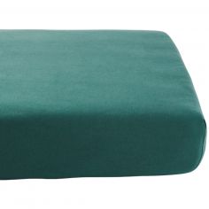 Drap housse en coton bio pour landau Eucalyptus (72 x 33 cm) - Kadolis