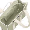Sac cabas Oscar Vert Argile Hindbag Produit ouvert 4