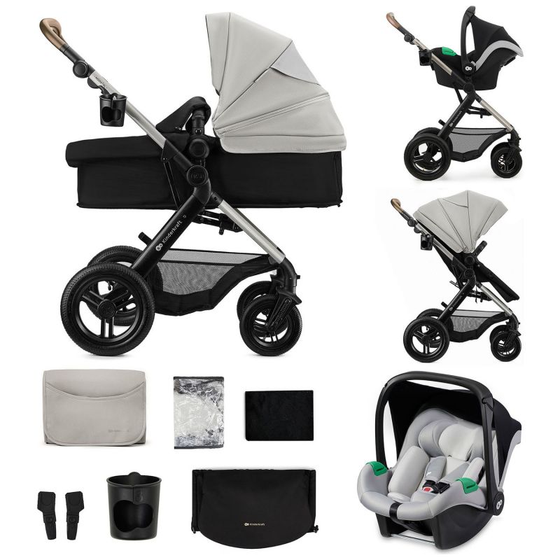 Poussette 3 en 1 Moov 2 XL Moonlight Grey Kinderkraft Produit 1