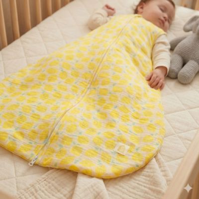 Gigoteuse légère TOG 1 en gaze de coton Citron Pop (6-24 mois)