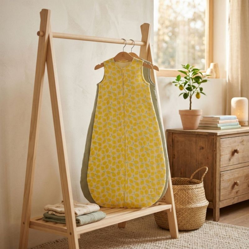 Gigoteuse légère TOG 1 en gaze de coton Citron Pop (6-24 mois) Sauthon Ambiance 4