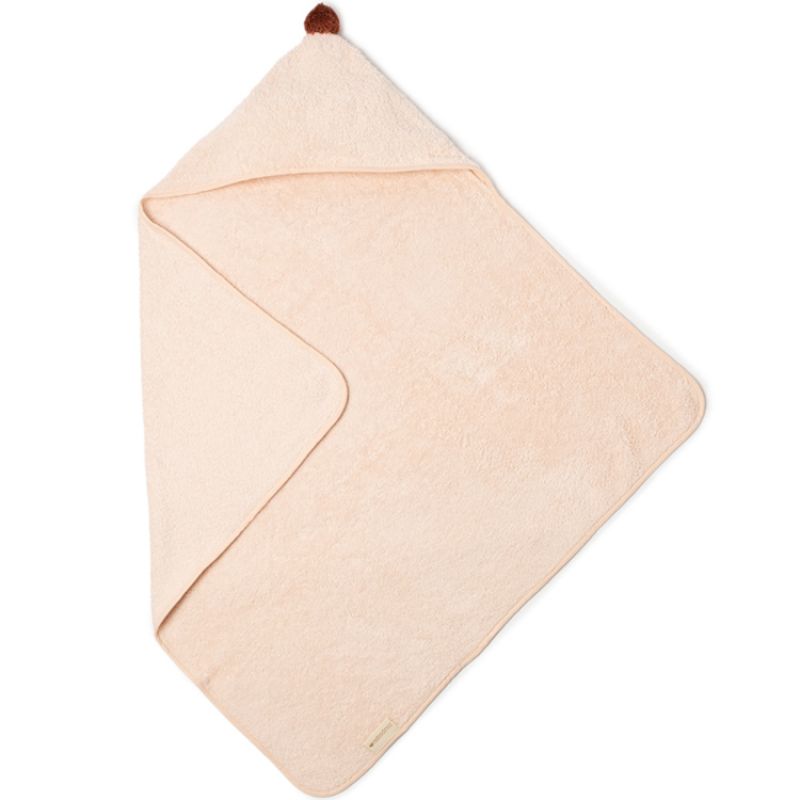 Cape de bain rose pâle So cute Nobodinoz
