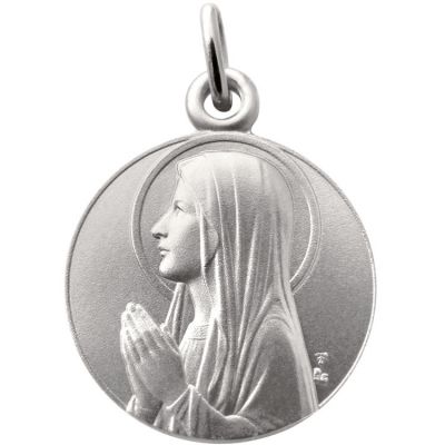 Médaille Ave Maria 18 mm (argent 925°) Martineau