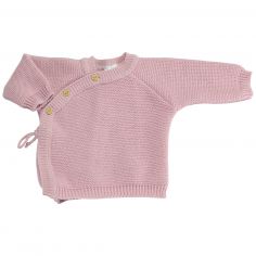 Lot brassière, bonnet et chaussons Vieux Rose (0-1 mois)