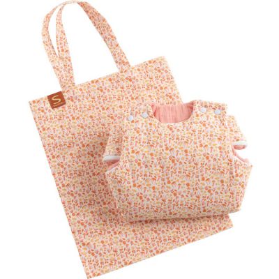 Gigoteuse en coton bio floral Esmée TOG 4 (naissance)