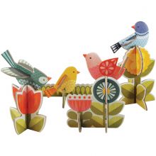 Oiseaux en 3D  par Petit Collage