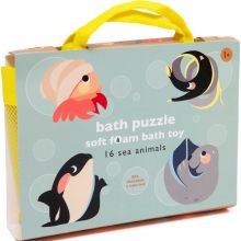 Puzzle de bain animaux marins (16 pièces)  par Petit Monkey