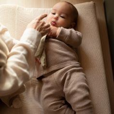 Housse de matelas à langer en coton bio Wabi sabi Ginger (50 x 70 cm)