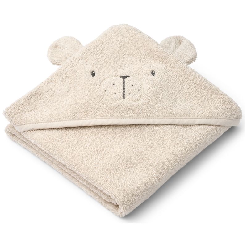Cape de bain Albert Polar Bear Sandy (70 x 70 cm) Liewood Produit 1