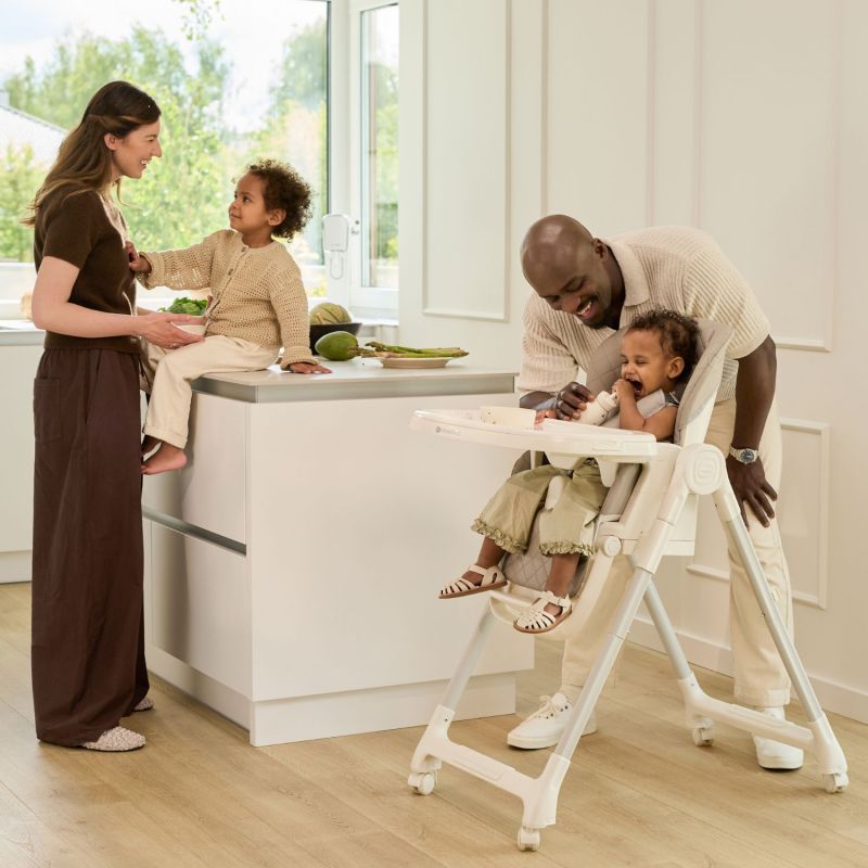 Chaise haute 3 en 1 Tulo Beige Kinderkraft Ambiance 2