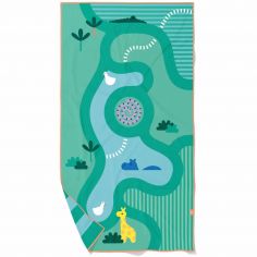 Serviette de plage 2 en 1 Safari (180 x 100 cm) - Quut