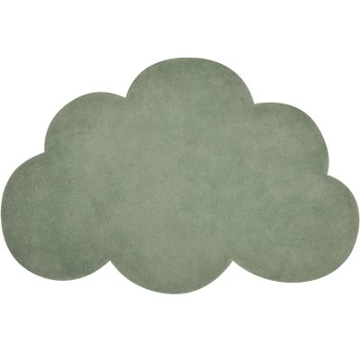 Tapis nuage vert Kale green (67 x 100 cm)  par Lilipinso