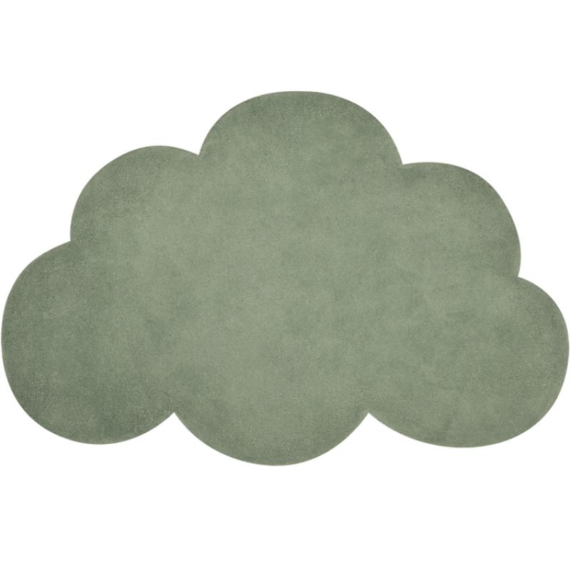 Tapis nuage vert Kale green (67 x 100 cm) Lilipinso
