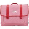 Cartable A4 primaire Rose personnalisable (38 cm) Atelier Wagram Produit 1