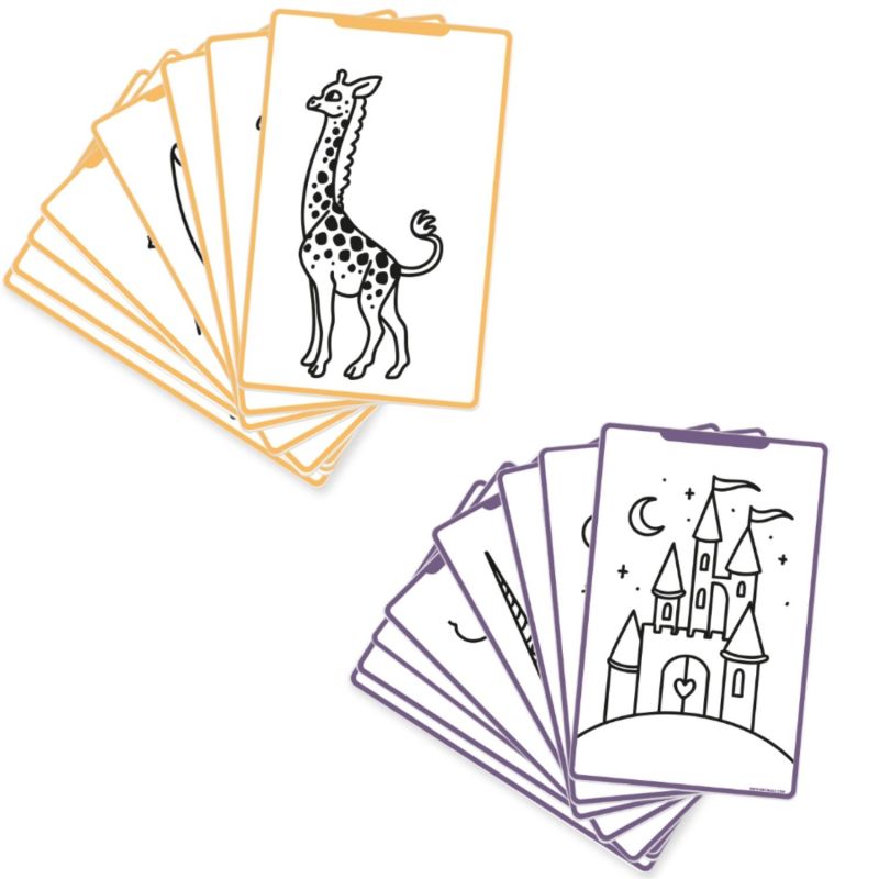 Recharge KIDYDRAW-MINI Thème : Once Upon a Time et Animaux KIDYWOLF Produit 3