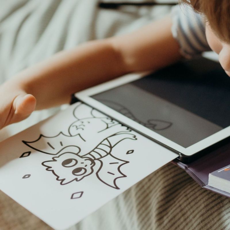 Recharge KIDYDRAW-MINI Thème : Once Upon a Time et Animaux KIDYWOLF Ambiance 6