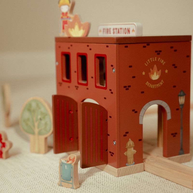 Caserne de pompiers en bois Little Dutch Ambiance 4
