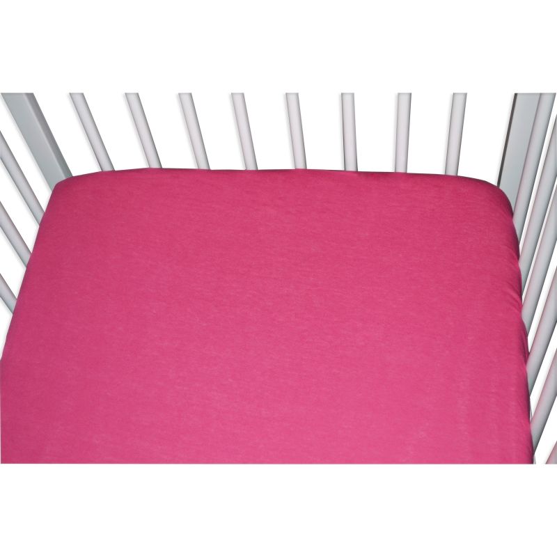 Drap housse jersey Framboise (70 x 140 cm) Domiva