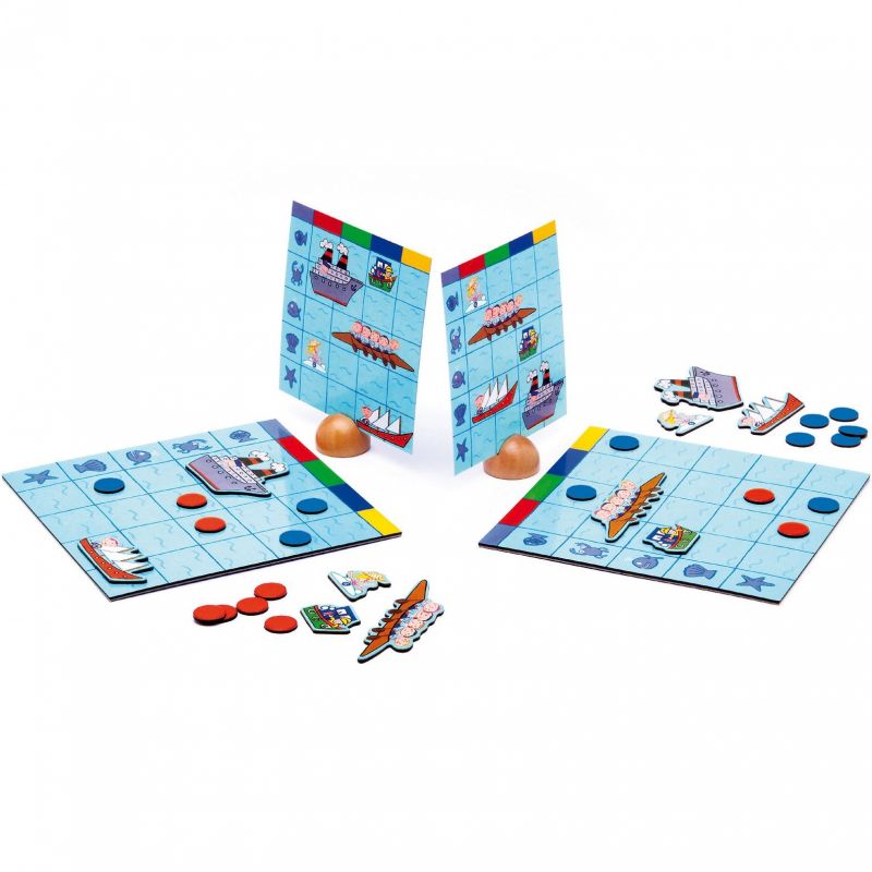 Jeu de bataille navale magnétique Naviplouf Djeco
