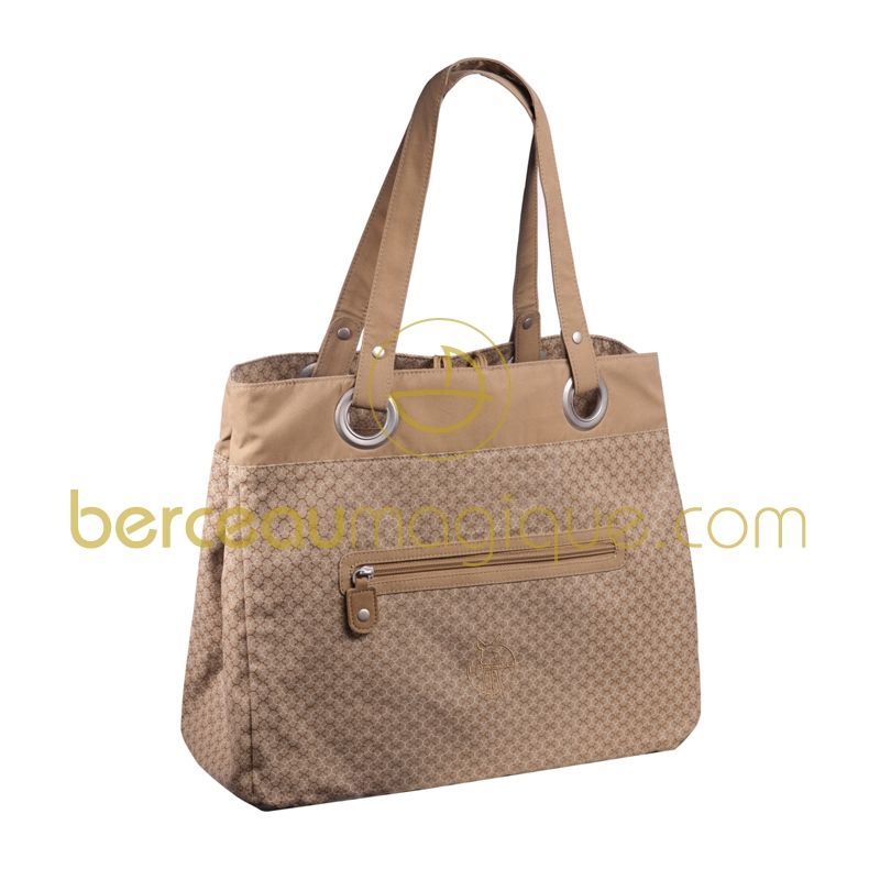 Sac à langer Cabas Gold Caramel Lässig