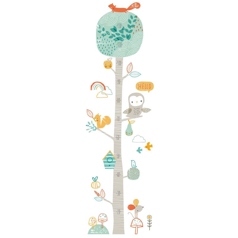 Toise adhésive arbre Woodland by Lizzie Mackay Lilipinso