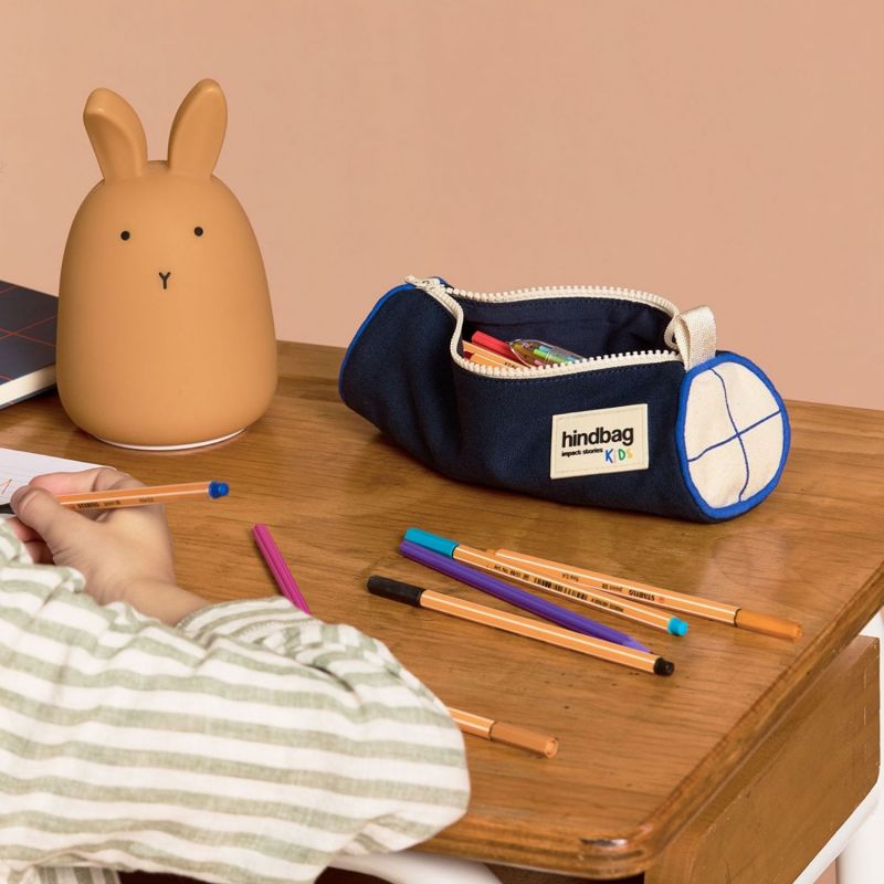 Trousse scolaire ronde Mia Carreaux Hindbag Produit 1