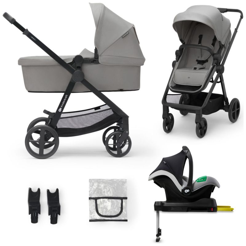 Poussette 4 en 1 Newly Moonlight Grey Kinderkraft Produit 1