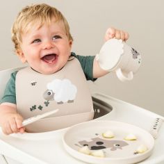 Bavoir silicone Sheepy Sable