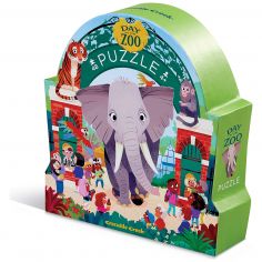 Puzzle Une journée au zoo (48 pièces) - Crocodile Creek