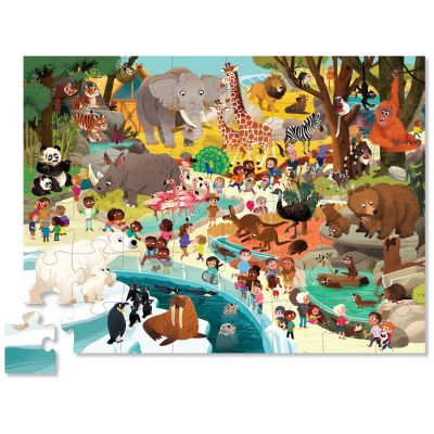 Puzzle Une journée au zoo (48 pièces)