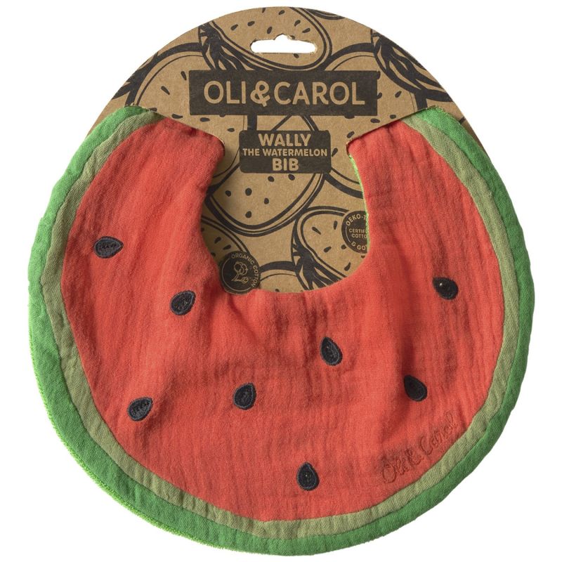 Bavoir Wally The Watermelon Oli & Carol Produit 1