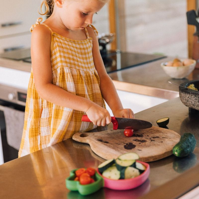 Set assiette et cuillère Ramona le radis Oli & Carol Ambiance 4