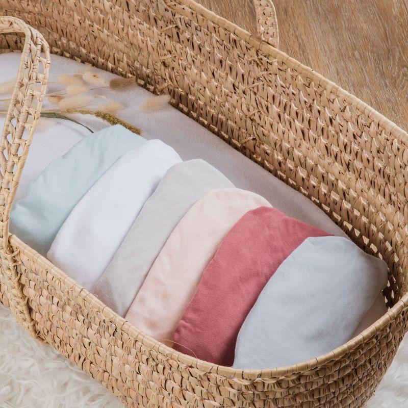 Drap housse en coton bio pour landau Naturel (76 x 30 cm) Kadolis Ambiance 4