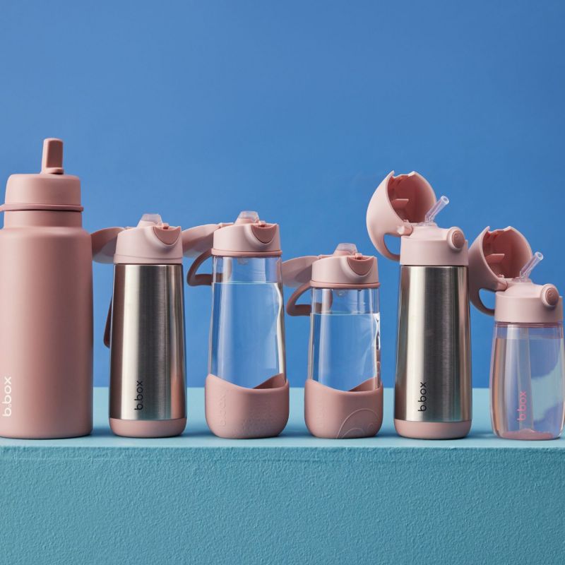 Gourde en tritan avec paille Blush Crush (380 ml) B.Box Ambiance 6