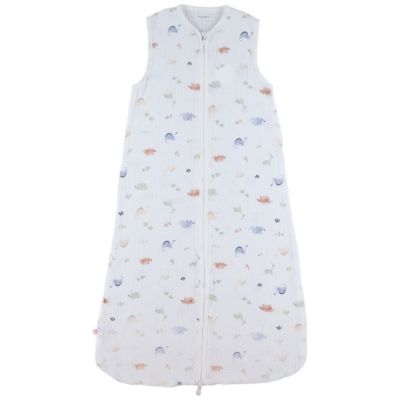 Gigoteuse légère en mousseline bio Dino (100 cm)