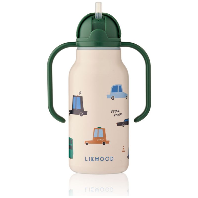 Gourde isotherme Kimmie Cars Sandy (250 ml) Liewood Produit ouvert 3