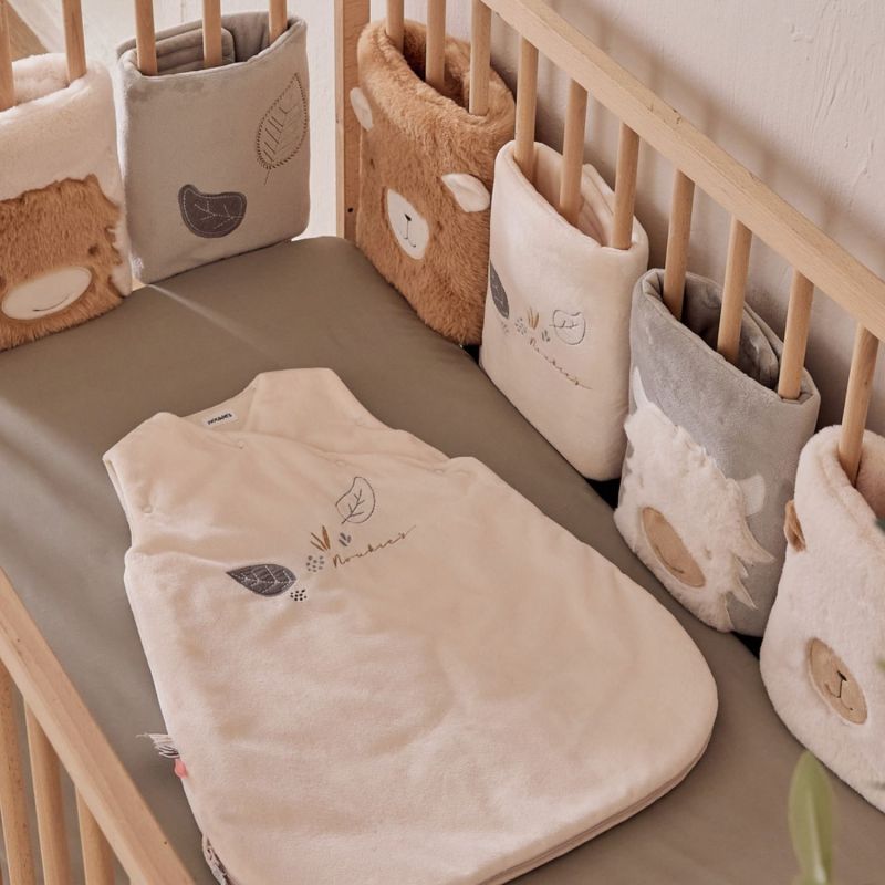 Lot de 6 protèges barreaux pour lit et parc bébé Noukie's Ambiance 2