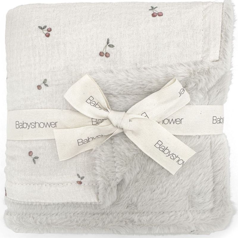 Couverture polaire Cherries (80 x 66 cm) Babyshower Produit 1