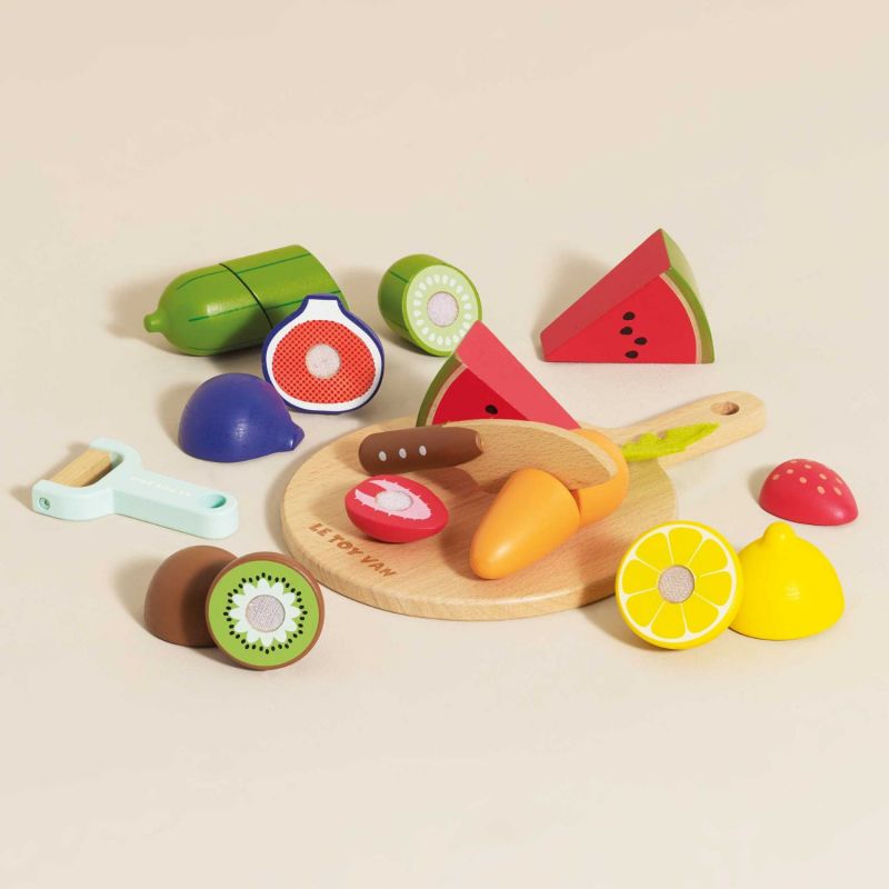 Planche à découper et aliments à trancher en bois FSC Le Toy Van Ambiance 6