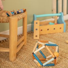 Balle de préhension en bois Bass & Bass Deep blue Grabber