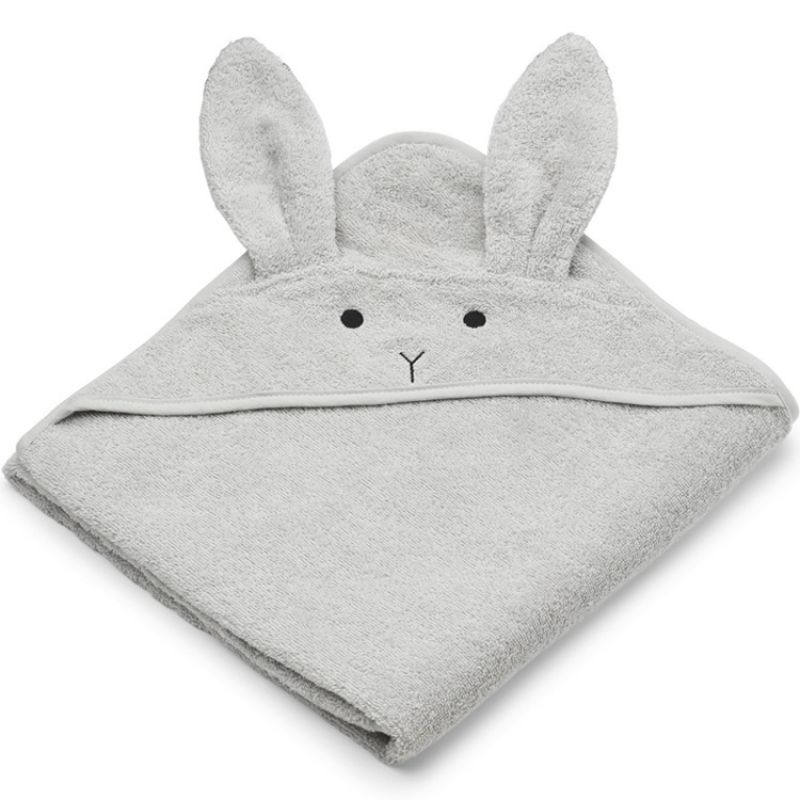 Cape de bain Augusta Lapin dumbo grey (100 x 100 cm) Liewood