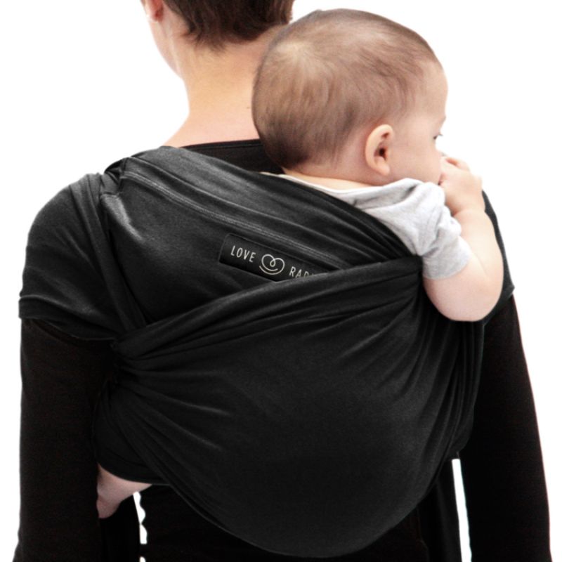 Echarpe de portage L'Originale noire poche noire Love Radius Ambiance 5