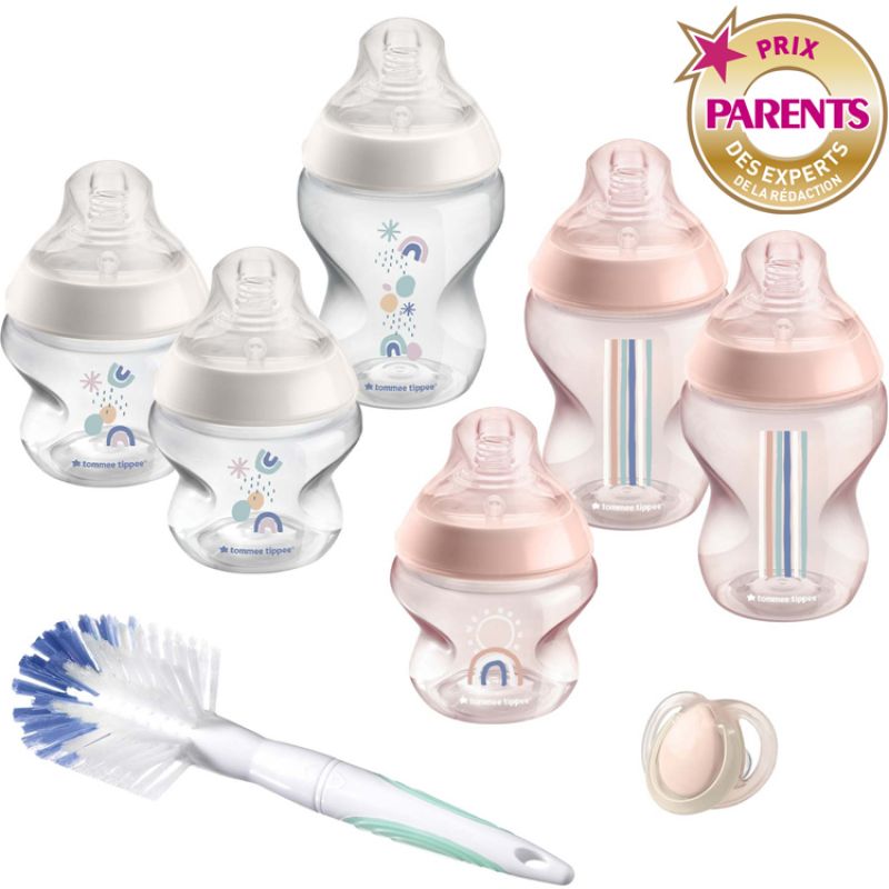 Tommee Tippee Biberon Kit Naissance Closer to Nature, Tétines Débit