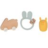 Coffret 3 jouets éveil Lapin Amadeus Les Petits Produit 1