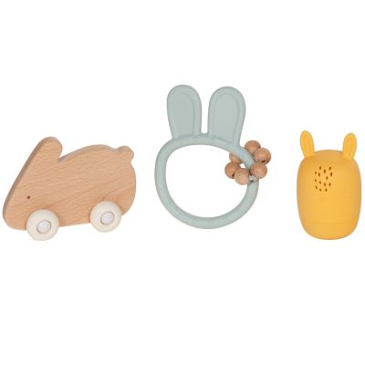 Coffret 3 jouets éveil Lapin