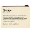 Pochette en coton bio Marraine - Hindbag