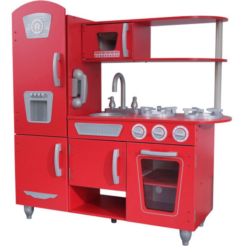 Cuisine enfant en bois Vintage rouge KidKraft
