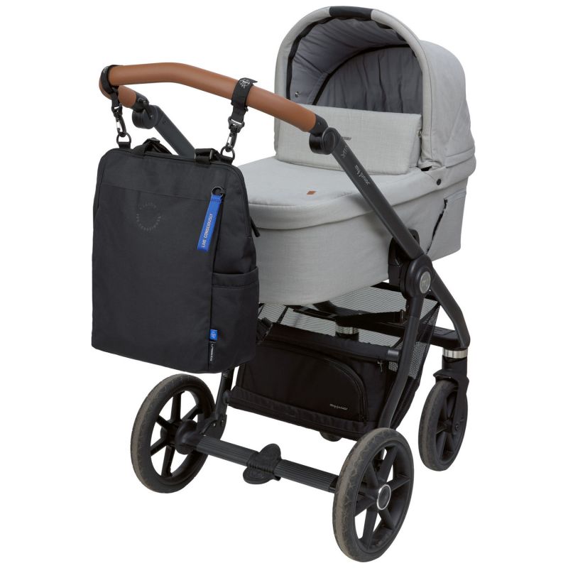 Sac à langer convertible en sac à dos noir Lässig Produit 8